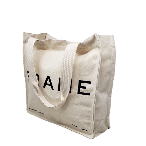 BNIP Frame Denim Canvas Bag - Picture 2 of 7